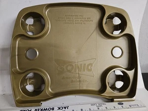 Bandeja dorada Sonic Drive Inn súper rara - Imagen 1 de 6