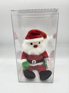 Ty Beanie Baby Weihnachtsmann 1998 nicht mehr produziert mit Etikett im Etui Vintage Plüsch Neu mit Etikett - Bild 1 von 7