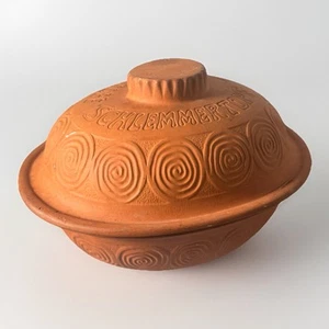 SchlemmerTopf Panettiere/Tostapf Terra Cotta Argilla con Coperchio 831 | Made in Germany - Foto 1 di 13