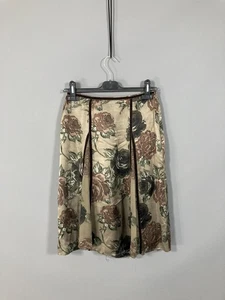 L.K.BENNETT SILK Skirt - Size UK8 W26 - Green - Good Condition - Women’s - Picture 1 of 4