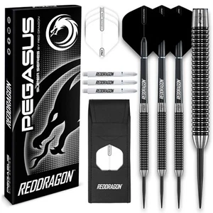 RED DRAGON Pegasus Tungsten Steeltip Darts 21grams,22g,23g,24g,25g,26g,28g,30g - Picture 1 of 13