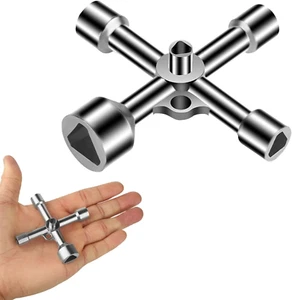 Chiave Triangolare a 4 Vie, 5 Dimensione Interna 5 Mm/8 Mm/9 Mm/10 Mm/13 Mm, Chi - Foto 1 di 6