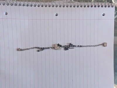 Swarovski x Hello Kitty Rock schwarz Gitarrenarmband Kawaii - Bild 1 von 2