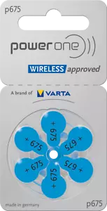 600 X PILES D'AUDITION Varta Power One 1,4V 650mAh P675 100x6 - Bild 1 von 5