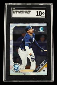 Fernando Tatis Jr. 2019 Bowman Chrome Prospects #BCP25 Graded SGC 10 - Bild 1 von 2