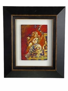 Stunning Pastel Painting Of A Sunlit cherub painting by Jane Christie, Angel Art - Picture 1 of 4