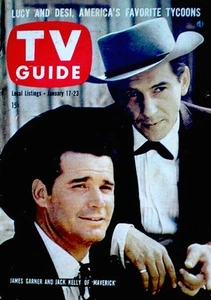 TV Guide 1959 Maverick James Garner Jack Kelly VTG #303 Lucille Ball Desi Arnaz - Picture 1 of 7