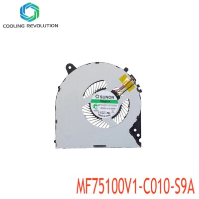 Laptop CPU Cooling Fan MF75100V1-C010-S9A For Lenovo Y700 Y700-15ISK Y700-17ISK - Image 1 of 2