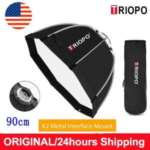 US Triopo K2-90 35.4''/90cm Studio Flash Quick Release Foldable Octagon Softbox - Picture 1 of 14