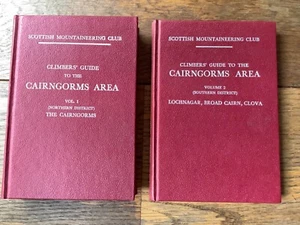 2 x SCOTTISH MOUNTAINEERING CLUB Climbers Guide to the Cairngorms Area v 1 & 2 - Foto 1 di 9