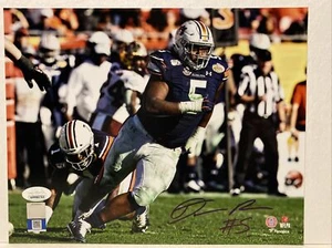 Derrick Brown Signed Auburn Tigers 8x10 Photo JSA - Picture 1 of 5