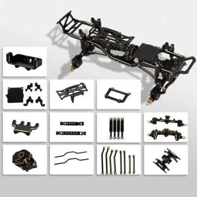 Brass Assembled Upgrade Parts Chassis Frame Axles for 1/24 Axial SCX24 C10 Car - Image 1 of 4
