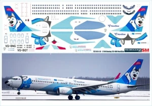 Boeing 737-800 NordStar 1/144 PAS-DECALS 737800-08 - Picture 1 of 1