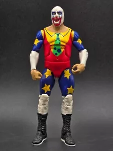 WWE WWF Doink The Clown Wrestling Figure Elite Flashback Series 2011 Mattel 7" - Foto 1 di 9