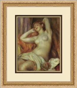 Pierre-Aguste Renoir Sleeping Woman Custom Framed Print - Picture 1 of 2