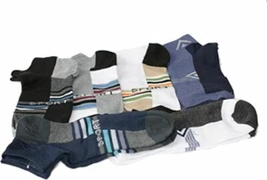 12 Pack Sneaker Socks Sports Casual Women Men's Socks Cotton Short Socks - Picture 1 of 1