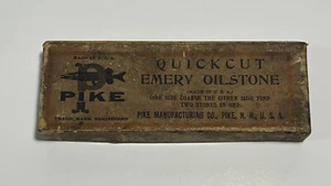 Pietra oliaria smerrata taglio rapido vintage produzione CO. USA affilatura 6" - Foto 1 di 10