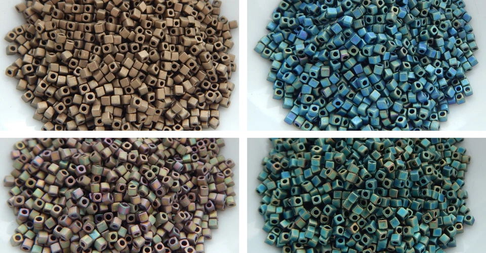 Cubo Miyuki 1,8 mm 10 gramos - Elige Color - Colores Metálicos Mate Foto 1 de 1