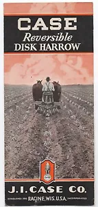 1930s Advertising Brochure for the Case Reversible Disk Harrow Tractor - Imagen 1 de 2