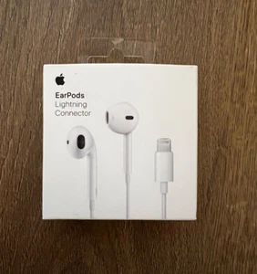 Apple OEM Earpods - iPhone 14 13 12 11 Lightning Cable Earbud Headphones Wired - Zdjęcie 1 z 3