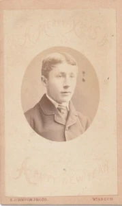 CDV VICTORIAN GENTLEMAN CIRCA 1870 EDWARD JOHNSON WISBECH - Foto 1 di 2