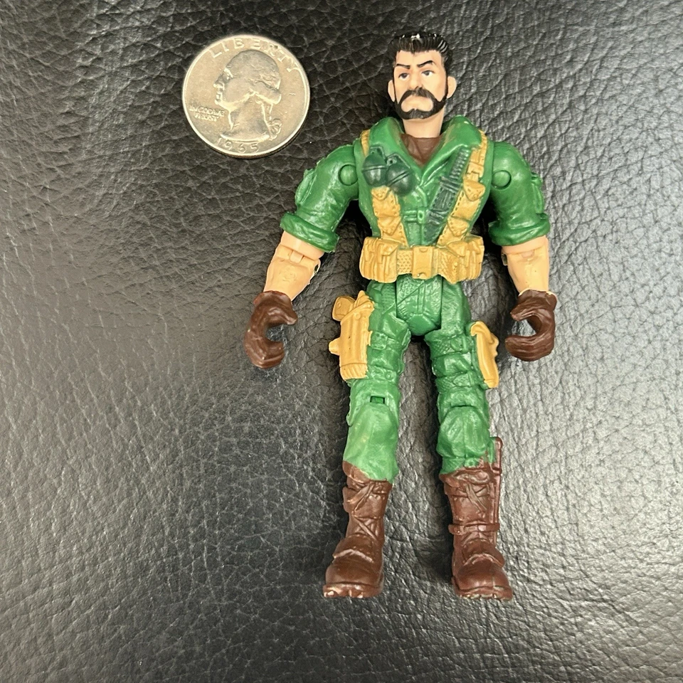 Luvas de barba de cabelo preto CORPS 3,75 POLEGADAS LANARD soltas FIGURA VERDE 25-- - Imagem 1 de 1