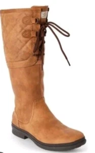 UGG Wildleder Elsa Deco gesteppte hohe Stiefel 6 - Bild 1 von 8