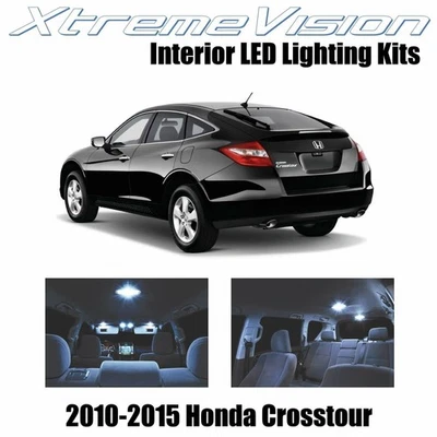 LED interno XtremeVision para Honda Crosstour 2010-2015 (7 peças) branco frio - Imagem 1 de 4
