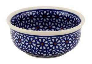 Polish Pottery Small Bowl 3.75" by Zaklady Ceramiczne Boleslawiec Poland - Picture 1 of 4