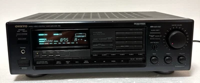 Onkyo TX-SV303PRO AV Control Tuner Amplifier Dolby Surround Sound Black Working! - Image 1 of 4