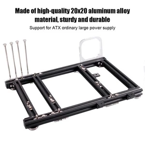 Diy Open Design Aluminum Alloy M Atx Computer Case Overclocking Test Platf DE - Bild 1 von 9