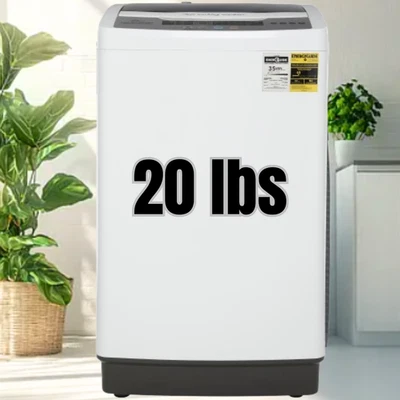 Lavadora portátil de 20 libras de capacidad lavadora completamente automática + ¡10 modos de lavado! Foto 1 de 4