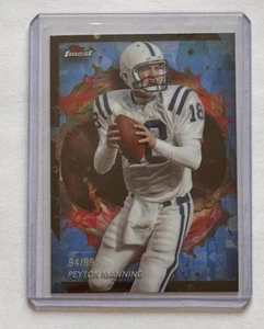 2024 Topps Finest, Peyton Manning Indianapolis Colts, 220/Rare, SP 94/99 - Photo 1 sur 2