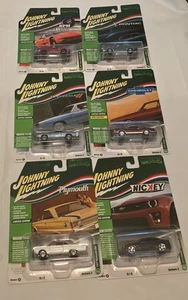 Lot of 6 Johnny Lightning Muscle Cars U.S.A. 2022 Release 2 Version A - Picture 1 of 8