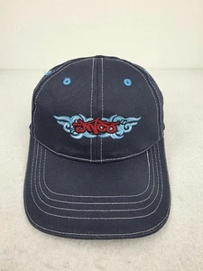 Y2K JNCO Jeans Crown Logo Embroidered Strapback Hat Cap Blue Adjustable OSFM - Picture 1 of 8