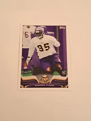 2013 Topps Football Sharrif Floyd RC #257 Rookie Minnesota Vikings - Image 1 of 4