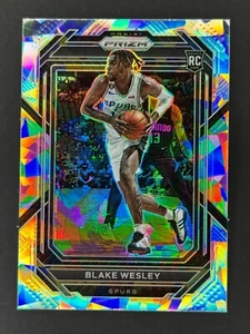2022-23 Panini Prizm #264 Blake Wesley RC Cracked Ice Prizm - Picture 1 of 3