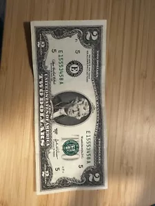 2003 - $2 Two Dollar Bill Rare Series A EA - Picture 1 of 1