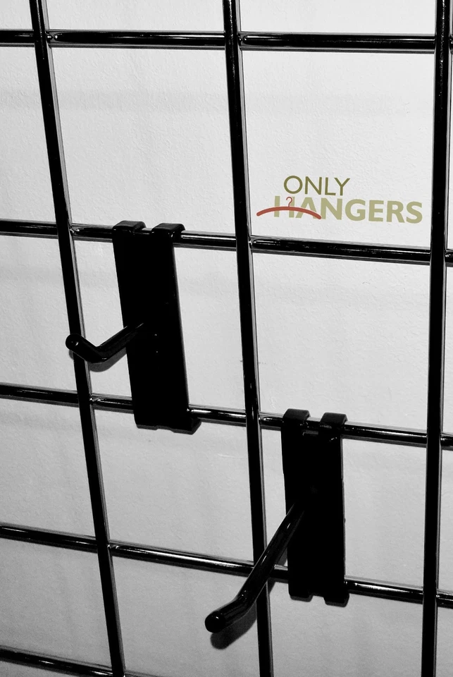 Only Hangers Gridwall Metal Hook Bundle 2" and 4" -25 each - Image 1 of 1