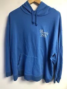 H&M Hoodie XL Blue Used Beverly Hills Hoodie H&M HOODIE XL - Picture 1 of 11
