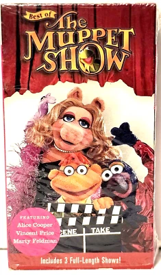The Muppet Show - Best of... - Vintage VHS - Alice Cooper Vincent Price & More - Image 1 of 4