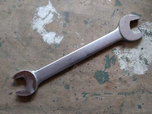 Vintage DURO-CHROME 1731A USA chiave doppia estremità aperta 3/4" x 7/8" SAE DOE - Foto 1 di 4