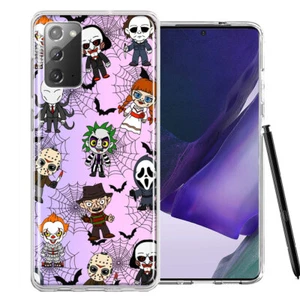 For Samsung Galaxy Note 20 Halloween Horror Characters Spider Webs Case - Picture 1 of 1