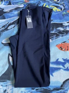 Pantalón delgado de noche para mujer Eileen Fisher talla 2 azul marino - Imagen 1 de 3