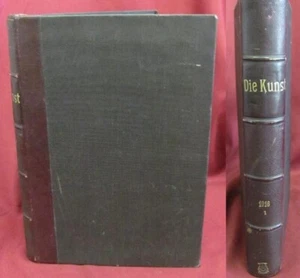 1916 ANTIQUE GERMAN ART NOUVEAU SECESSION HARDCOVER BOOK - DIE KUNST VERY RARE - Picture 1 of 14