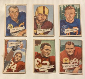 1952 Bowman “Tex” Coulter, Fears, Robinson, Hammond, Trippi, Schroeder Football