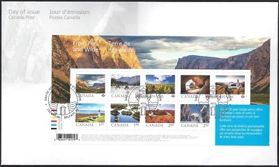 🍁Canada   #3423    "FROM FAR & WIDE"   Brand New  2024 Souvenir Sheet Cover - Image 1 of 2