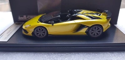 Looksmart models 1.43 Lamborghini Aventador SVJ Roadster Giallo ( LS501E ) - Image 1 of 4