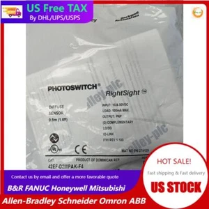 NEW 42EF-D2MPAK-F4 AB SENSOR 18 MM CYLINDRICAL GENUINE US Free Tax - Picture 1 of 5