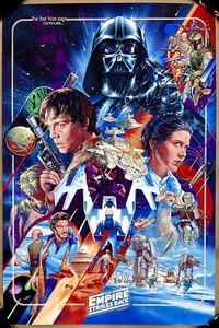 STAR WARS "THE EMPIRE STRIKES BACK" SCREEN PRINT BY MARTIN ANSIN BNG TIMED - Picture 1 of 1